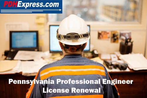 Pennsylvania professional engineer license renewal