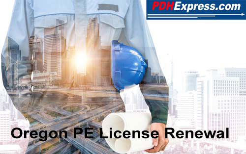 Oregon PE License Renewal